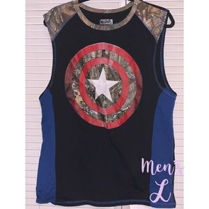 Camo Captain America Tank